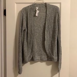 NWT Maurice’s silver cardigan